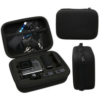 Black Small Storage Box Camera Parts Bag Case for GoPro 5 4 SJ4000 SJCAM Xiaoyi