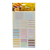 BLE Lace Wave Colorful Nail Art Sticker Water Transfer Decal