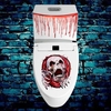 Blood Splattered Toilet Seat Stickers Zombie Halloween Horror Party Decoration