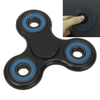 Blue and Black Copper Hand Spinner Tri Fidget Spinner Ceramic Balls Desk Toy EDC Focus Toy