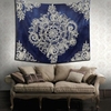 Blue Indian Tapestry Bedspread Blanket Wall Hanging Throw Mat Home Decoration