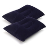 Blue Inflatable Soft Pillow Travel Camping Comfortable Cushion Protect Neck