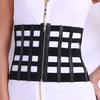 Body Shaper Waist Cincher Corset Slimming Belt Waist Zipper Fly Hollow Girdle