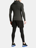 Bodybuilding Gym Hoodies Solid Color Zipper Hood Fashion Casual Sport Hooded Tops for Men