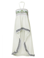 Bohe Printed Asymmetry Beach Women Sexy Maxi Skirt