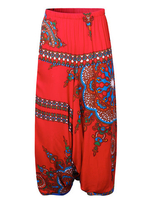 Bohemia Ethnic Printed Loose Wide Leg Women Harem Pants