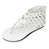 Bohemia Hollow Out Breathable Retro Clip Toe Flat Ankle Zipper Sandals