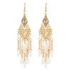 Bohemia Irregular Earrings Triangle Drop Tassels Women Earrings