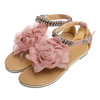 Bohemia Sweet Floral Clip Toe Flat Sandals