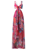 Bohemian Asymmetrical Hem Chest Wrapped Women Dresses