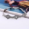 Bohemian Carve Flower Pattern Alloy Choker Necklace