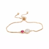 Bohemian Crystal Bracelet Double Crystal Alloy Bracelet