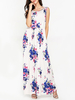 Bohemian Floral Printed Sleeveless High Waist Long Maxi Dresses