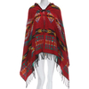 Bohemian Hooded Cape Women Eometric Pattern Fringe Shawl Scarf