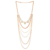 Bohemian Multilayer Necklace Alloy Coin Tassel Necklace