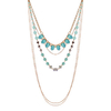 Bohemian Multilayer Necklace Alloy Crystal Rhinestone Necklace