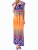 Bohemian Style Sleeveless V Neck Loose Hem Women Dresses