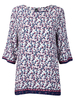 Bohemian Women Floral Printed Rayon T-Shirt