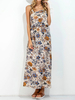 Bohemian Women Floral Printed Spaghetti Strap Maxi Dresses