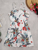 Bohemian Women Floral Printed Spaghetti Strap Mini Dresses
