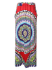 Bohemian Women Pocket Printed Elastic Waist Beach Maxi Skirt