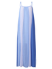 Bohemian Women Vertical Stripe Spaghetti Strap Maxi Dresses