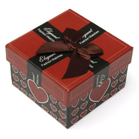 Bow Knot Watch Bracelet Box Jewelry Gift Square Box Case Storage Holder