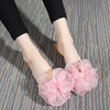 Bowknot Breathable Transparent Peep Toe Beach Flat Sandals