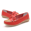Bowknot Color Match Loafers Soft Sole Driving Casual Shoes