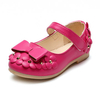 Bowknot Flower Decoration Hook Loop Flat Cute Shoes For Girls