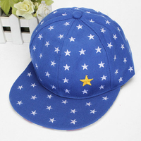 Boys Kids Adjustable Baseball Hip-Hop Cap Little Star Flat Hat