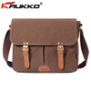 Brand KAUKKO Men Versatile Canvas Crossbody Bag Casual Shoulder Bag