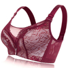 Breathable Mesh Gather Wireless Soft Embroidered Bando Bras