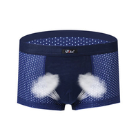 Breathable Plus Size Super Elastic Boxer Soft Thin U Convex Pouch Cosy Underwear For Men
