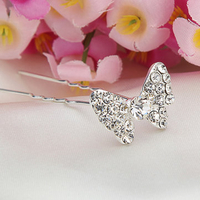 Bridal Hair Accessories U-clip Butterfly Hairpin Headdress Headpieces