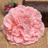 Bridal Headpieces Fabric Peony Flower Hair clips Corsage Brooch