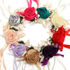 Bridal Rose Ribbon Wrist Flower Bridesmaid Corsage Bracelet Wedding Party Decoration