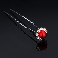 Bridal Wedding Hair Headpiece Jewelry Pearl Hairpin