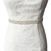 Bride Bead Rhinestone Ribbon Sash Belt Diamond Crystal Wedding Formal Dress Accessories