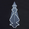 Bride Cathedral Wedding Flower Lace White Veil Long Mantilla Hair Accessories