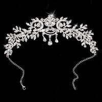 Bride Princess Crystal Rhinestone Headpiece Wedding Party Crown Tiara Jewelry Bridal Headwear