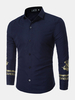 British Casual Style Fashion Printing Designer Shirts for Men