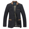 British Style Casual Business Stitching Jacket Slim Fit Blazer For Men
