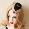 British Style Hairwear Vintage Cosplay Bow Knot Lace Rose Hairpin Jewelry
