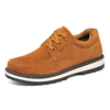 British Style Suede Match Sewing Lace Up Flat Casual Shoes For Men