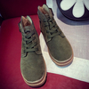 Buckle Lace Up Ankle Flat British Style Boots For Women
