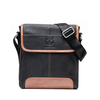 Bullcaptain Business Message Bag Patchwork Genuine Leather Crossbody Sling Bag For Men