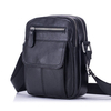Bullcaptain Genuine Leather Sling Bag Solid Business Crossbody Bag For Men