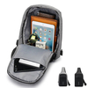 Burglarproof Water-resistant Oxford Chest Bag Multi Pocket Crossbody Bag For Men