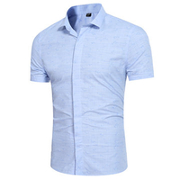 Bussiness Casual Printing Slim Fit Dress Shirt